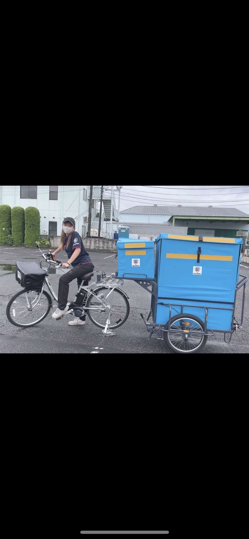 自転車配達ドライバー
